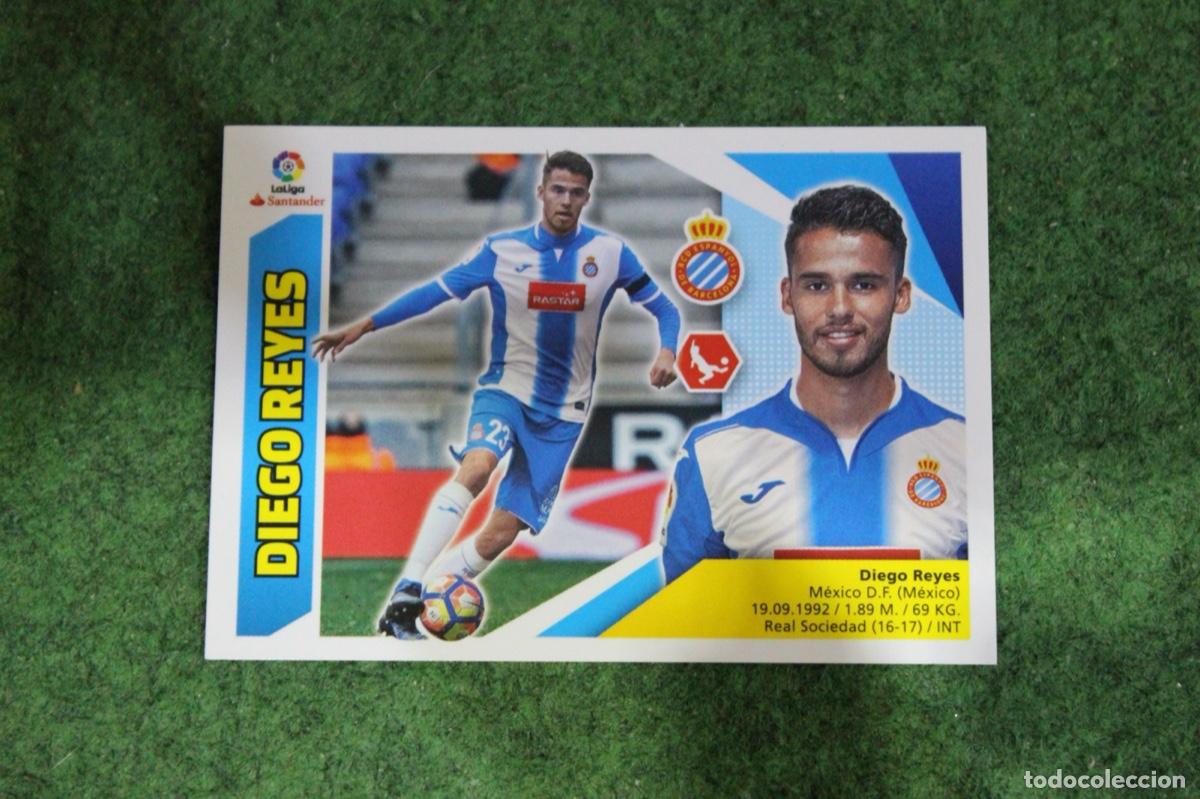 Cromos de f&uacute;tbol: 5A DIEGO REYES RCD ESPANYOL LIGA ESTE 2017-18 2017 2018 17 18 LALIGA SANTANDER