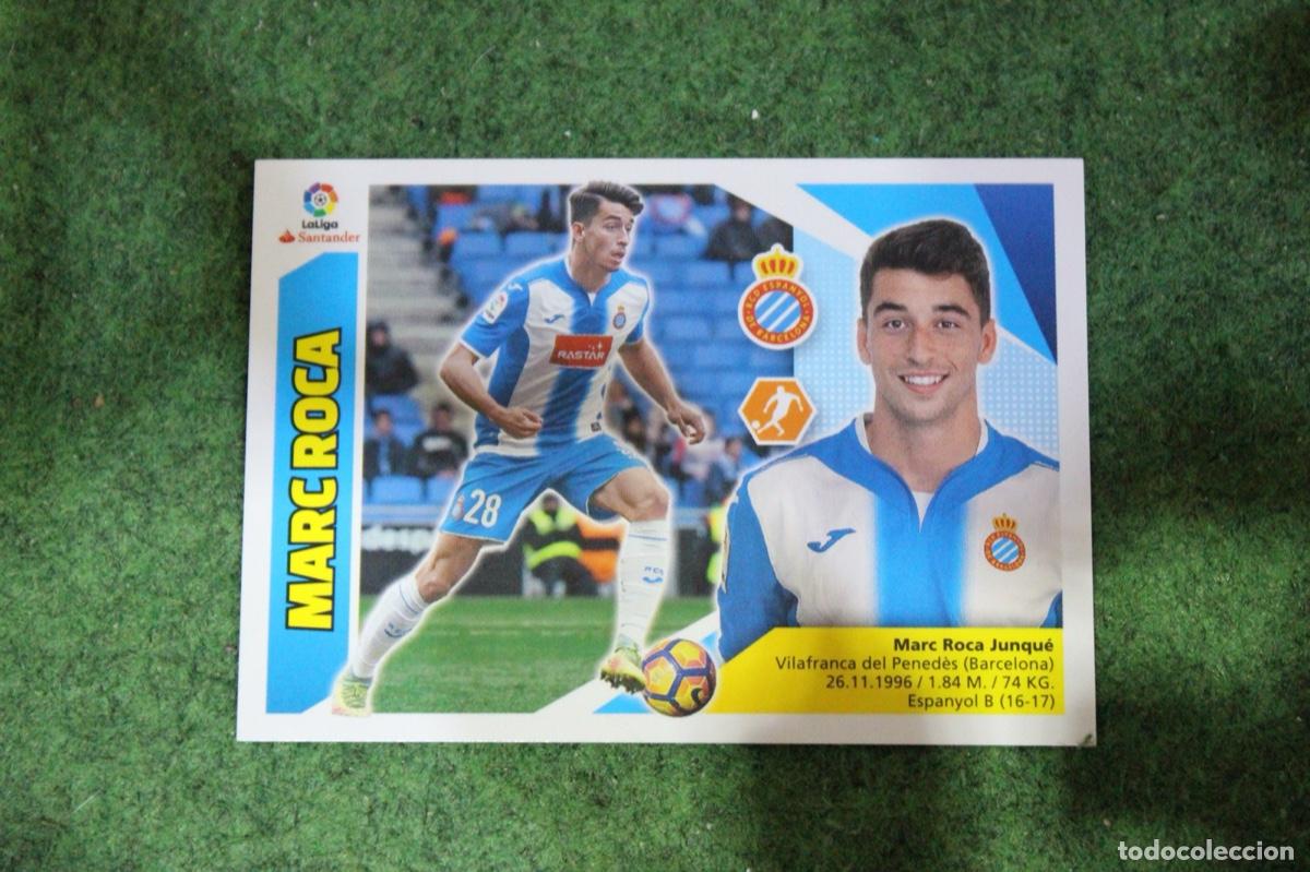 Fu&szlig;ball-Sticker: 11A MARC ROCA RCD ESPANYOL LIGA ESTE 2017-18 2017 2018 17 18 LALIGA SANTANDER