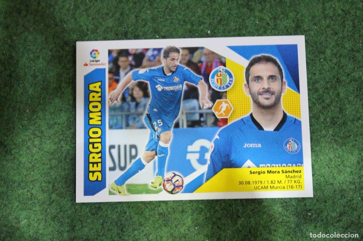 Fu&szlig;ball-Sticker: 8 SERGIO MORA GETAFE CF LIGA ESTE 2017-18 2017 2018 17 18 LALIGA SANTANDER