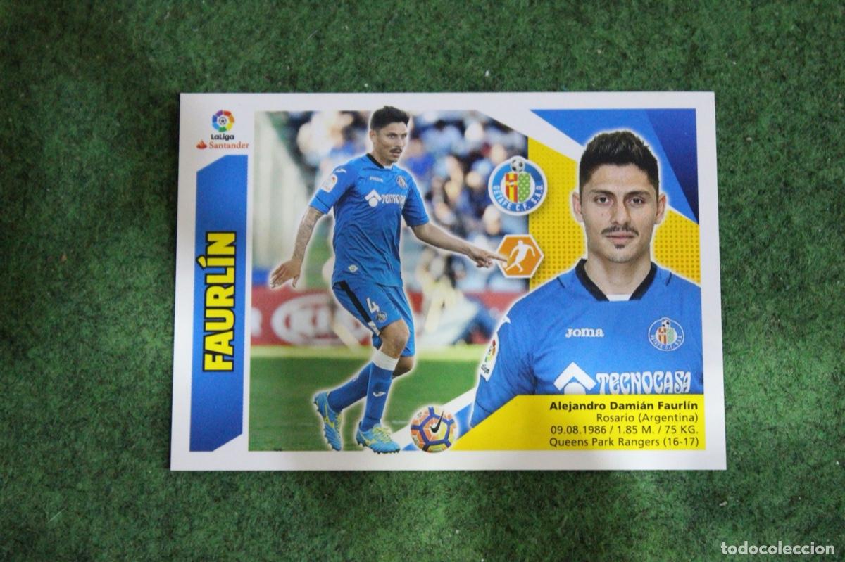 Figurine di Calcio: 9 FAURLIN GETAFE CF LIGA ESTE 2017-18 2017 2018 17 18 LALIGA SANTANDER