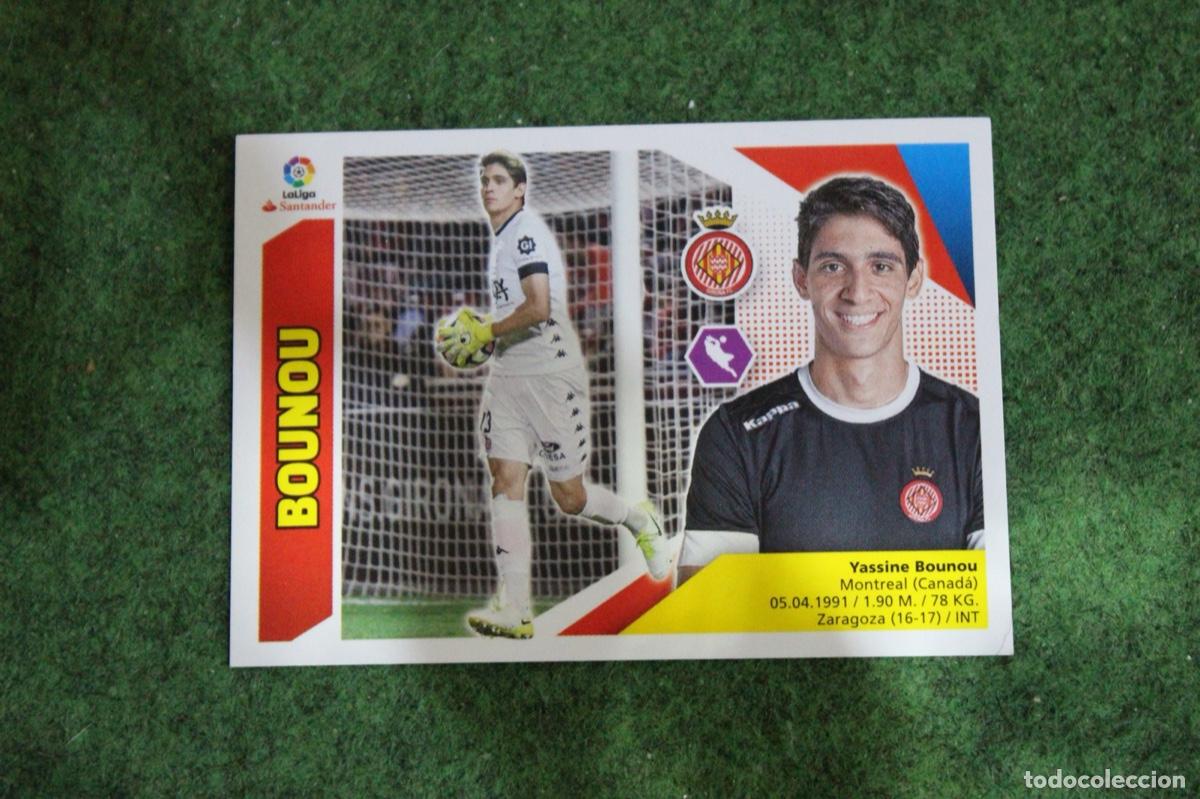 Figurine di Calcio: 2 BOUNOU GIRONA CF LIGA ESTE 2017-18 2017 2018 17 18 LALIGA SANTANDER