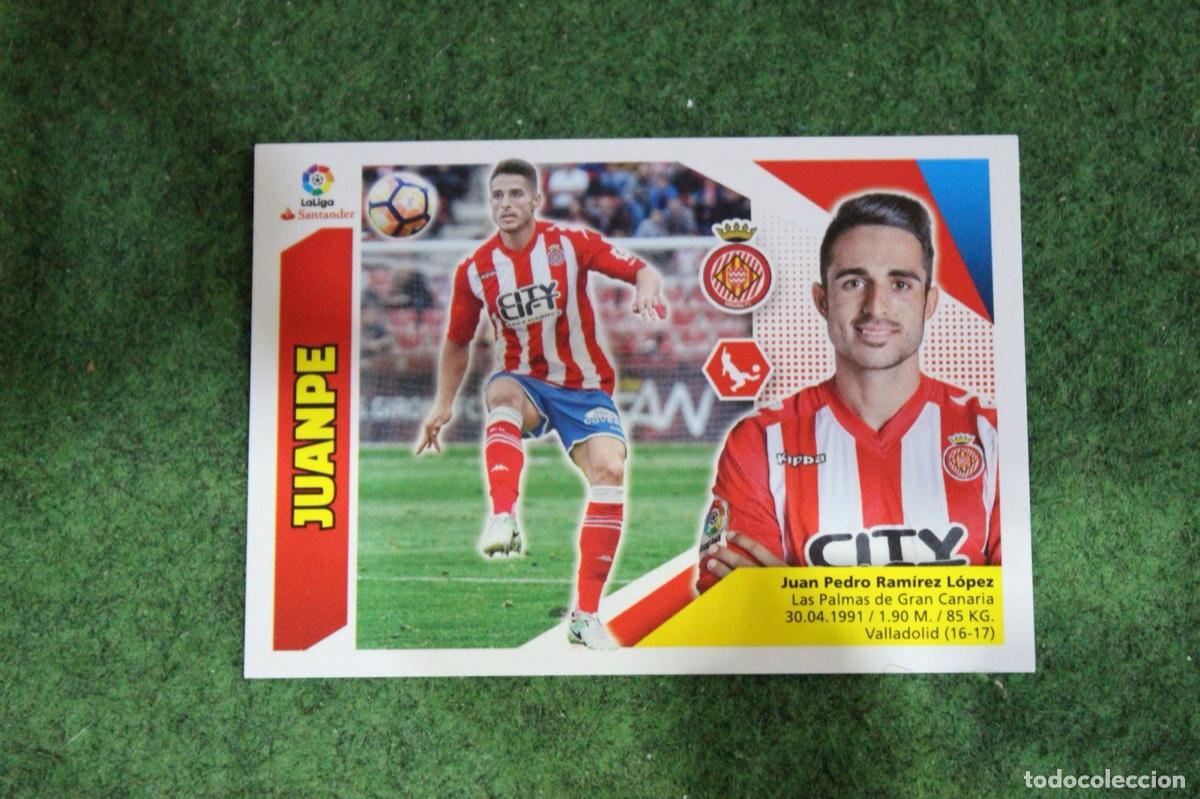 Fu&szlig;ball-Sticker: 6 JUANPE GIRONA CF LIGA ESTE 2017-18 2017 2018 17 18 LALIGA SANTANDER