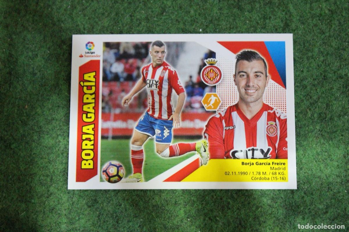 Fu&szlig;ball-Sticker: 12 BORJA GARC&Iacute;A GIRONA CF LIGA ESTE 2017-18 2017 2018 17 18 LALIGA SANTANDER