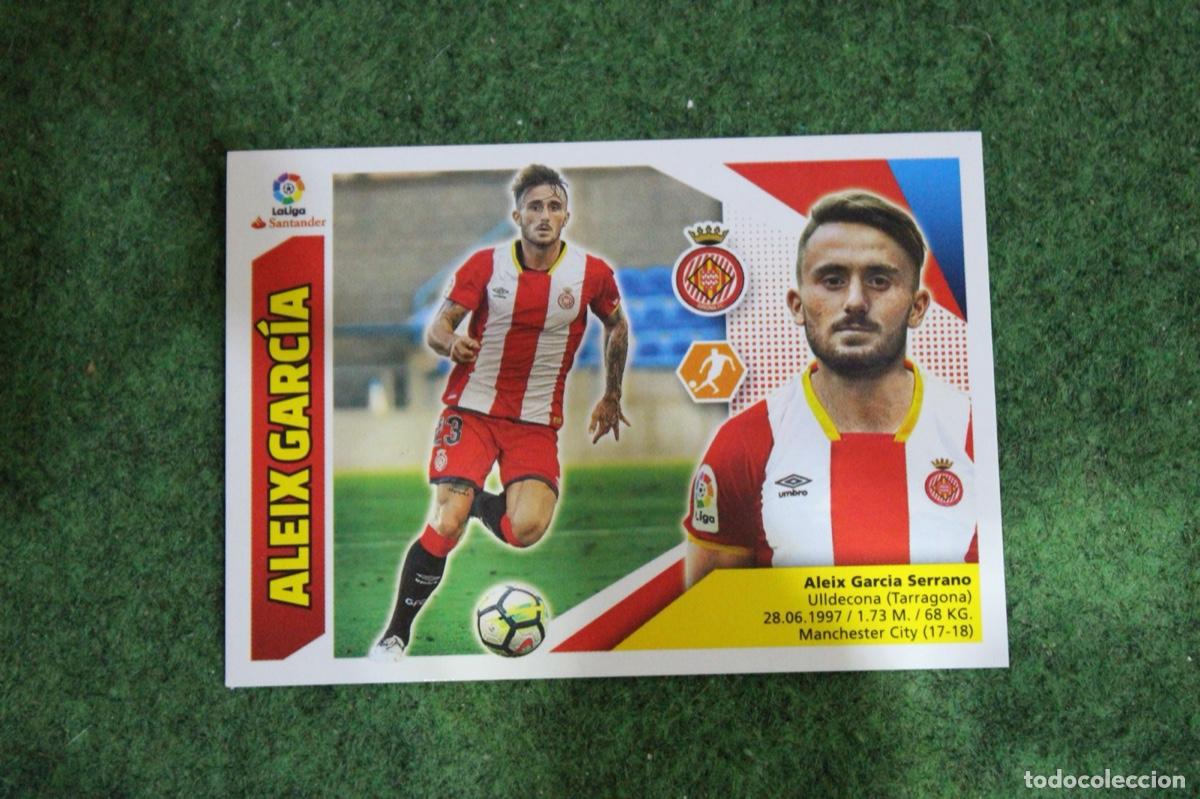 Fu&szlig;ball-Sticker: 13B ALEIX GARC&Iacute;A GIRONA CF LIGA ESTE 2017-18 2017 2018 17 18 LALIGA SANTANDER