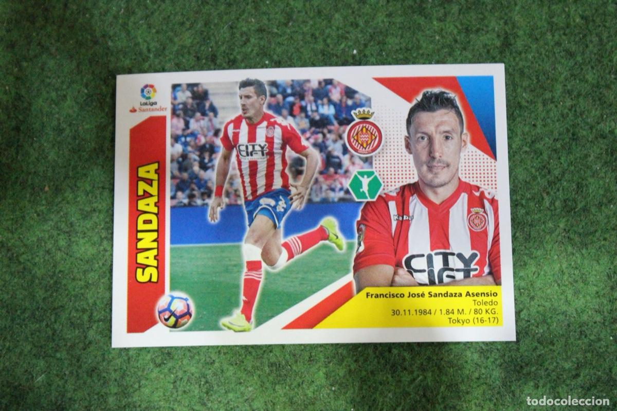 Figurine di Calcio: 16 SANDAZA GIRONA CF LIGA ESTE 2017-18 2017 2018 17 18 LALIGA SANTANDER