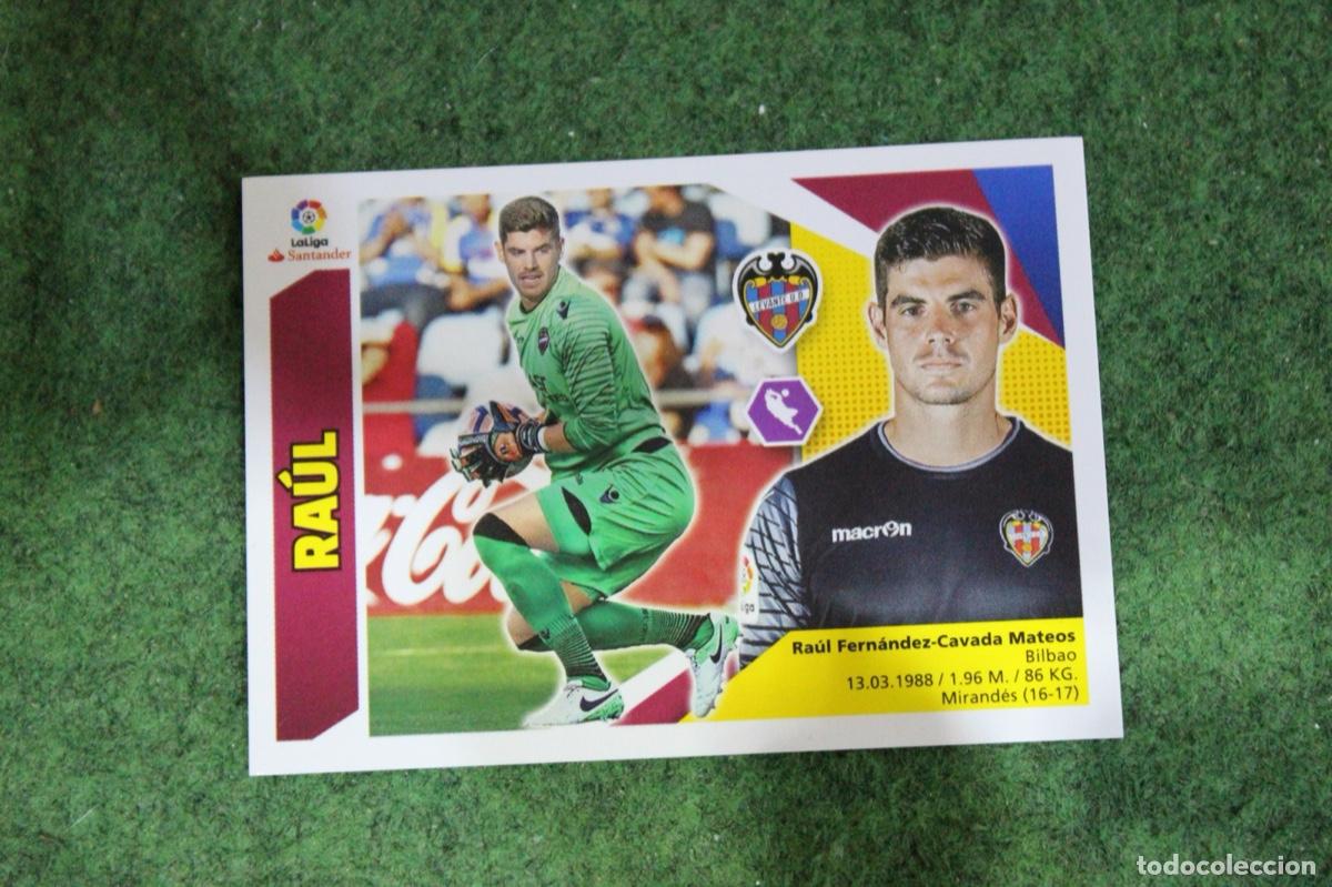 Fu&szlig;ball-Sticker: 1 RA&Uacute;L UD LEVANTE LIGA ESTE 2017-18 2017 2018 17 18 LALIGA SANTANDER