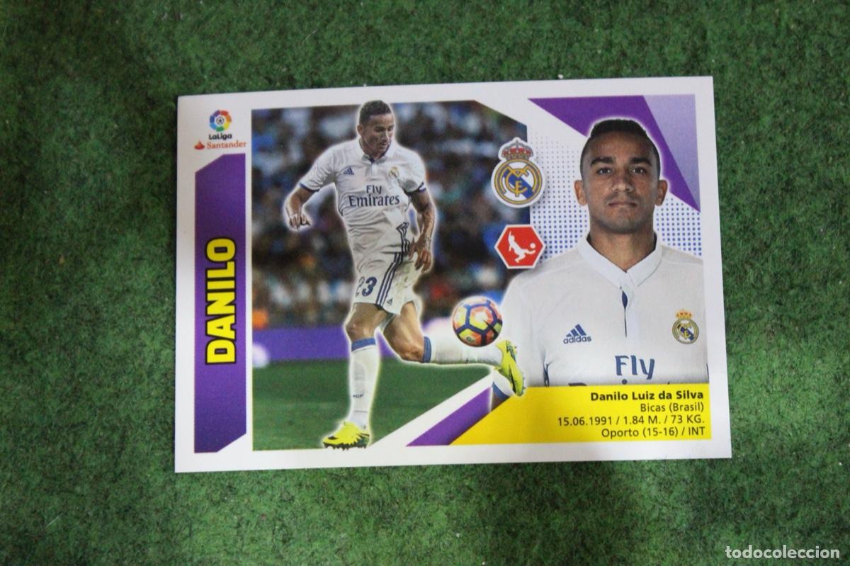 Fu&szlig;ball-Sticker: 4A DANILO REAL MADRID LIGA ESTE 2017-18 2017 2018 17 18 LALIGA SANTANDER