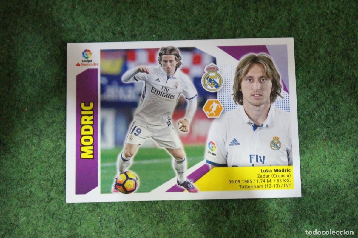Cromos de f&uacute;tbol: 9A MODRIC REAL MADRID LIGA ESTE 2017-18 2017 2018 17 18 LALIGA SANTANDER
