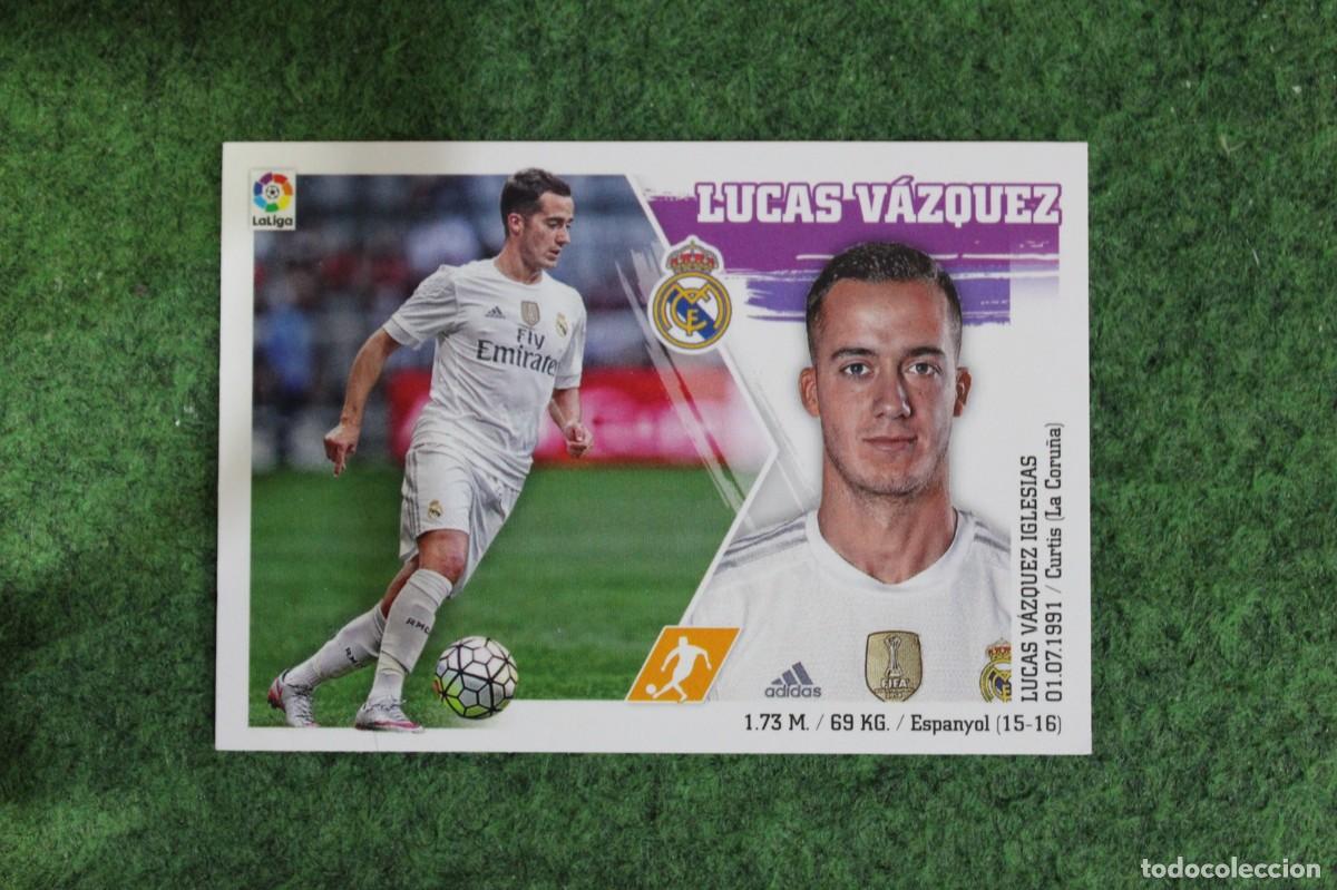 Cromos de f&uacute;tbol: 21 LUCAS V&Aacute;ZQUEZ REAL MADRID LIGA ESTE PANINI 2015 2016 LIGA BBVA