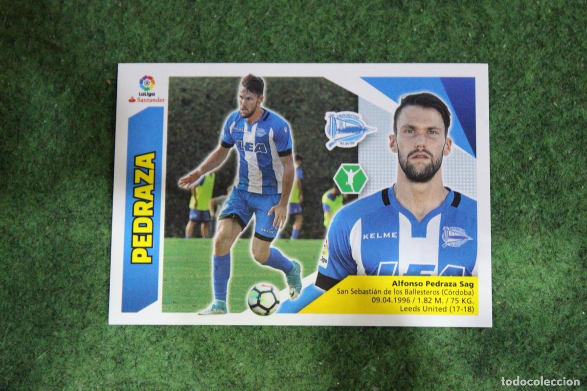 Cromos de f&uacute;tbol: 15 BIS PEDRAZA ALAV&Eacute;S COLOCA LIGA ESTE 2017-18 2017 2018 17 18 LALIGA SANTANDER