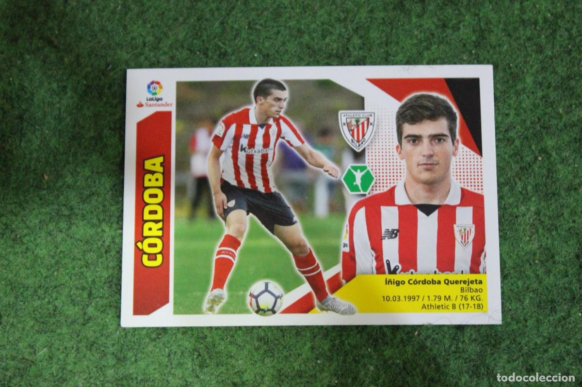 Cromos de f&uacute;tbol: 14 BIS C&Oacute;RDOBA ATHLETIC CLUB COLOCA LIGA ESTE 2017-18 2017 2018 17 18 LALIGA SANTANDER