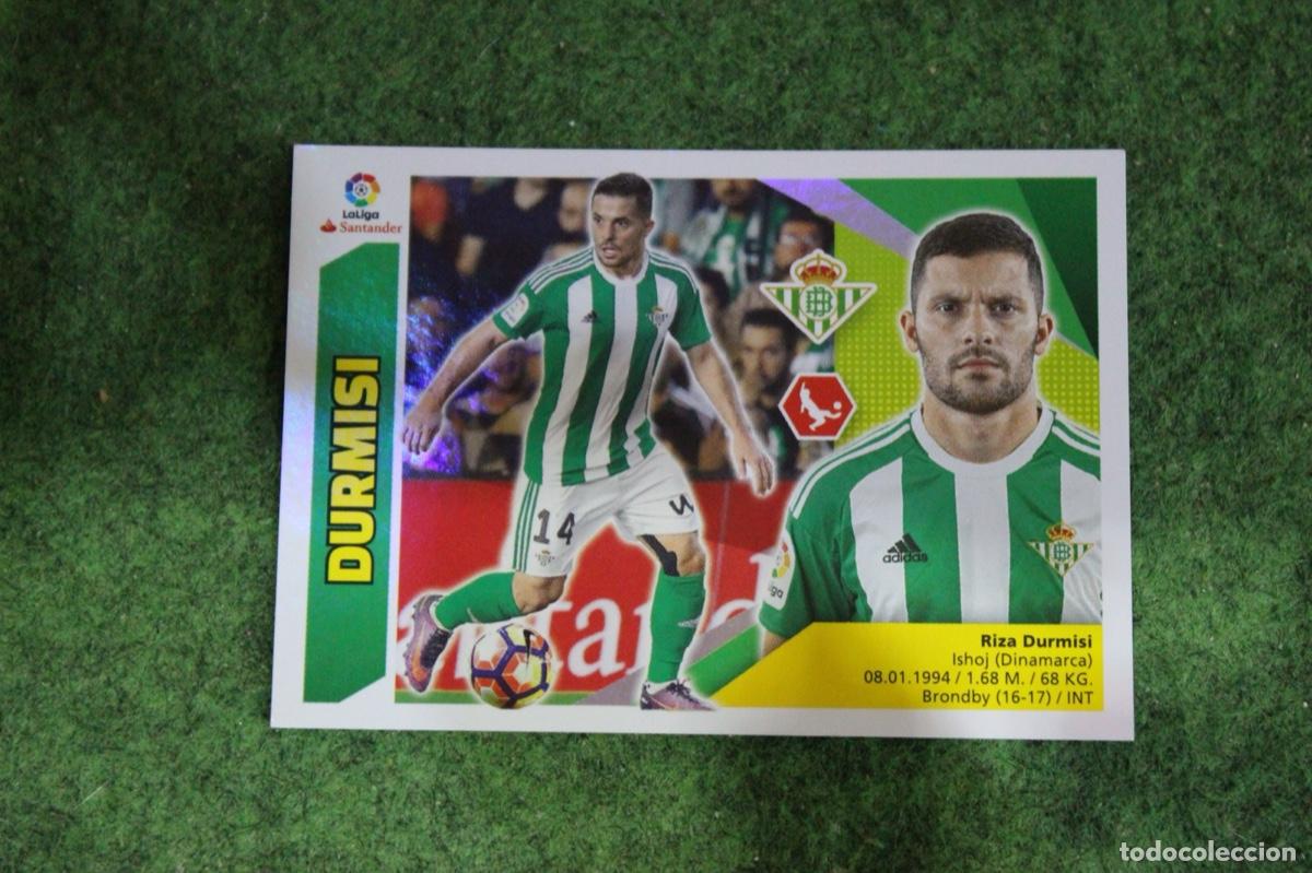Cromos de f&uacute;tbol: 7 DURMISI REAL BETIS LIGA ESTE 2017-18 2017 2018 17 18 LALIGA SANTANDER