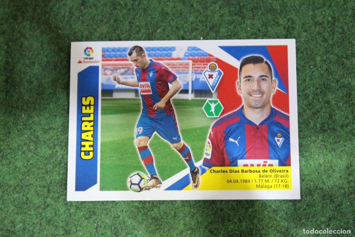 Cromos de f&uacute;tbol: 16 BIS CHARLES SD EIBAR COLOCA LIGA ESTE 2017-18 2017 2018 17 18 LALIGA SANTANDER