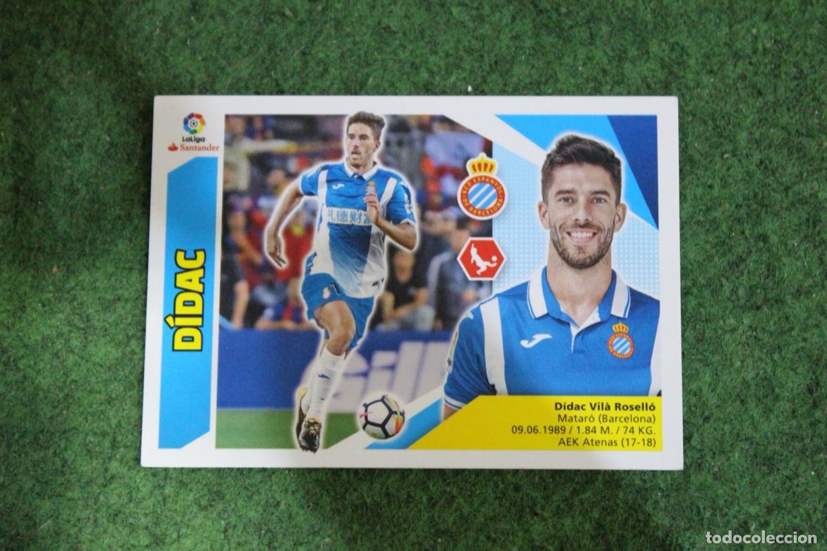 Cromos de f&uacute;tbol: 4 BIS D&Iacute;DAC RCD ESPANYOL COLOCA LIGA ESTE 2017-18 2017 2018 17 18 LALIGA SANTANDER