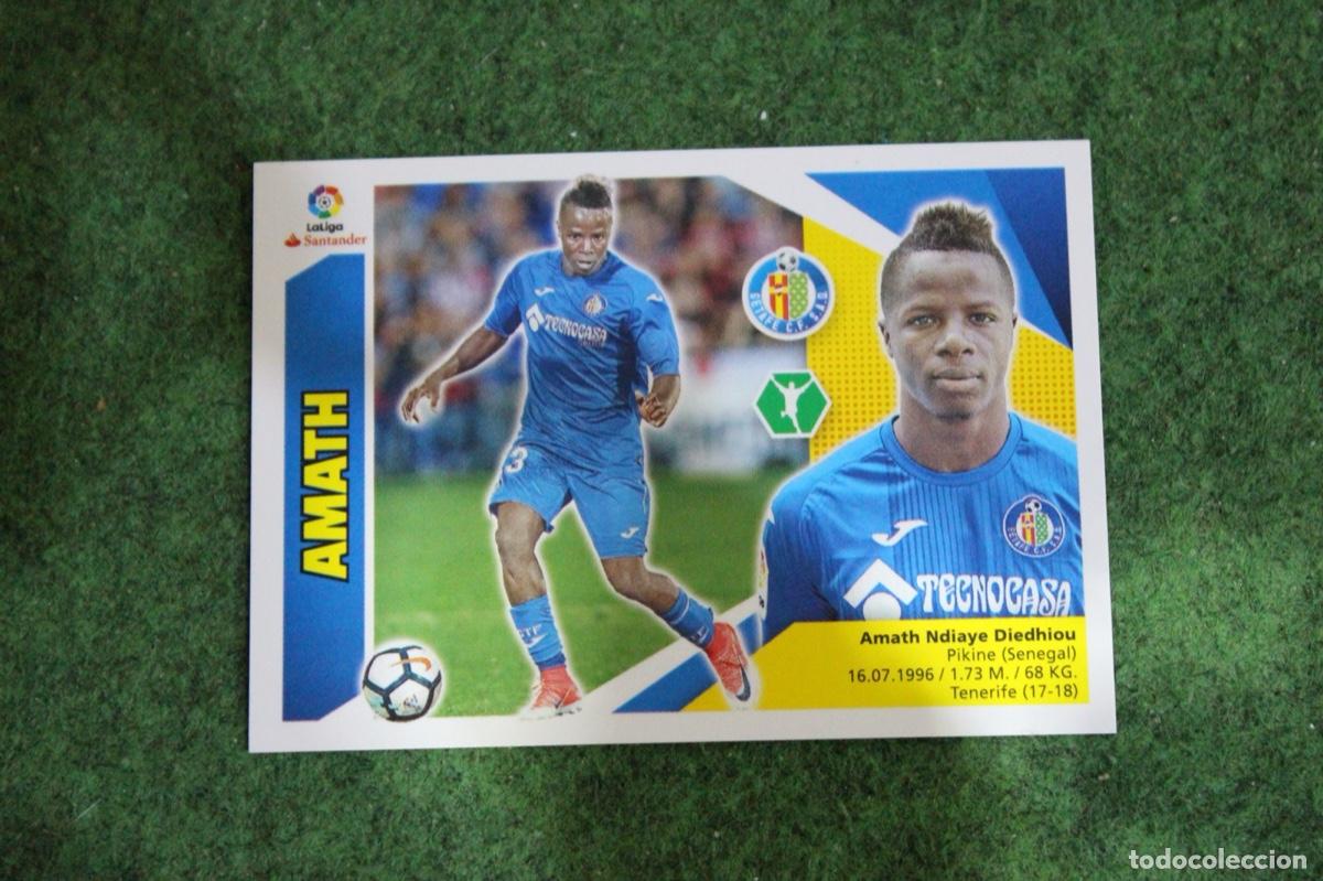 Cromos de f&uacute;tbol: 14 BIS AMATH GETAFE CF COLOCA LIGA ESTE 2017-18 2017 2018 17 18 LALIGA SANTANDER
