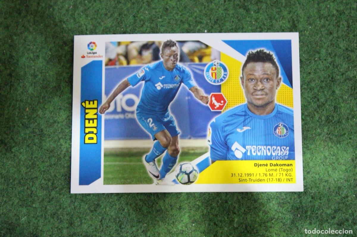 Football Stickers: 4 BIS DJEN&Eacute; GETAFE CF COLOCA LIGA ESTE 2017-18 2017 2018 17 18 LALIGA SANTANDER