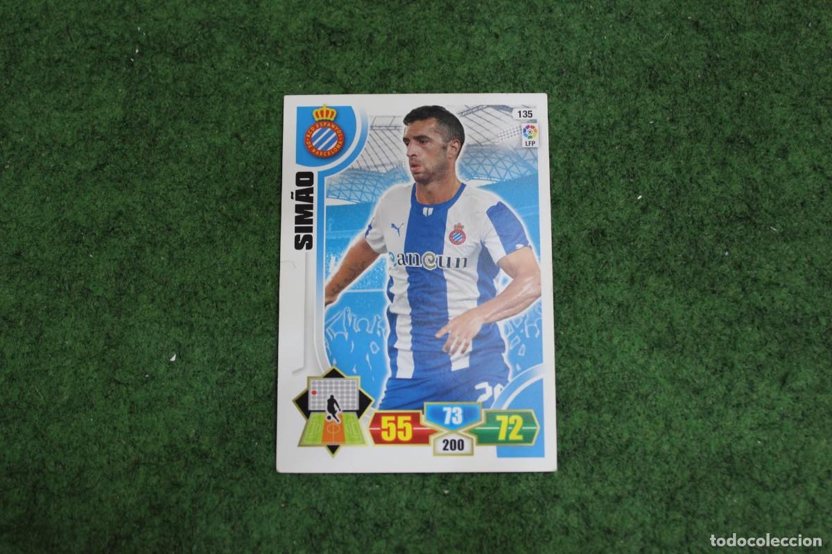 Football Stickers: 135 SIM&Atilde;O RCD ESPANYOL ADRENALYN XL 2013 2014 13 14 LALIGA SANTANDER