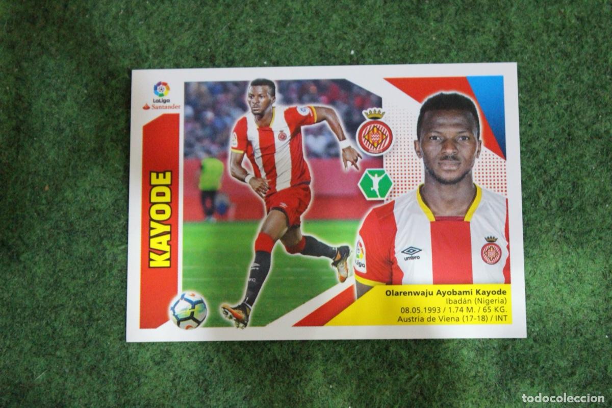 Football Stickers: 16 BIS KAYODE GIRONA CF COLOCA LIGA ESTE 2017-18 2017 2018 17 18 LALIGA SANTANDER