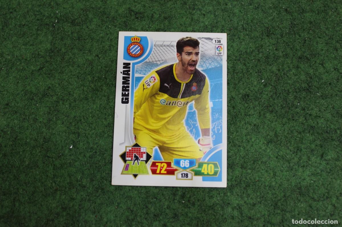 Fu&szlig;ball-Sticker: 138 GERM&Aacute;N RCD ESPANYOL ADRENALYN XL 2013 2014 13 14 LALIGA SANTANDER