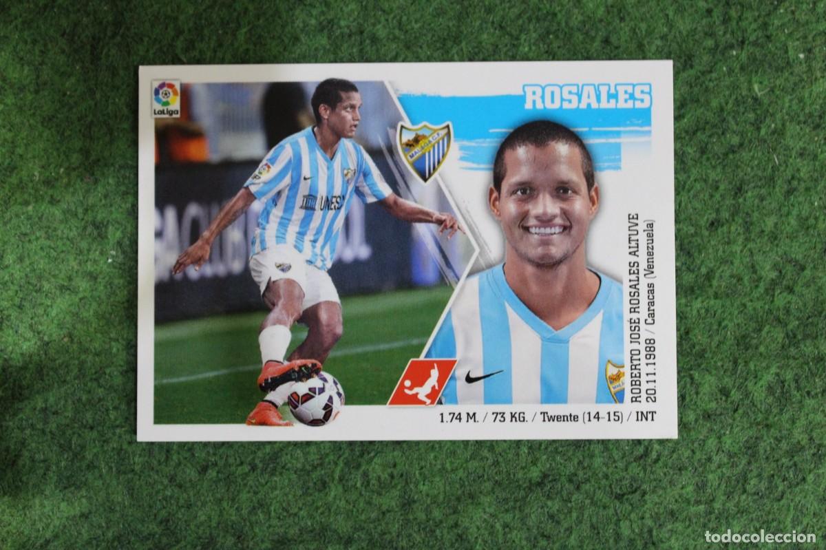 Figurine di Calcio: 5 ROSALES M&Aacute;LAGA LIGA ESTE PANINI 2015 2016 LIGA BBVA