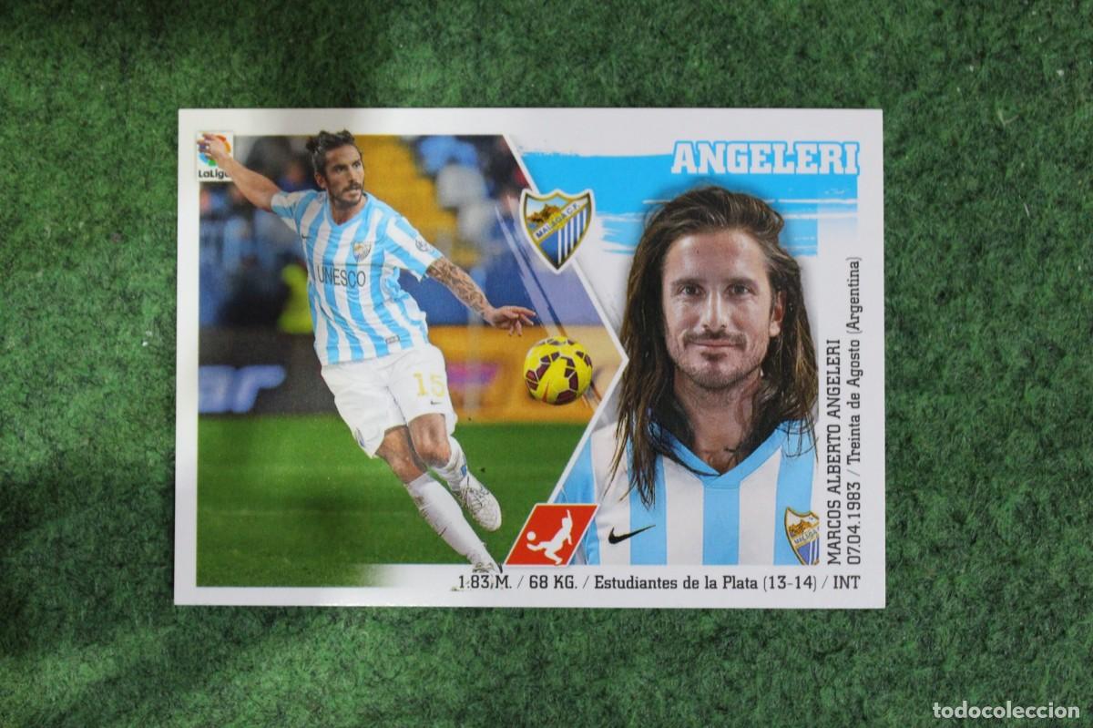 Figurine di Calcio: 6 ANGELERI M&Aacute;LAGA LIGA ESTE PANINI 2015 2016 LIGA BBVA