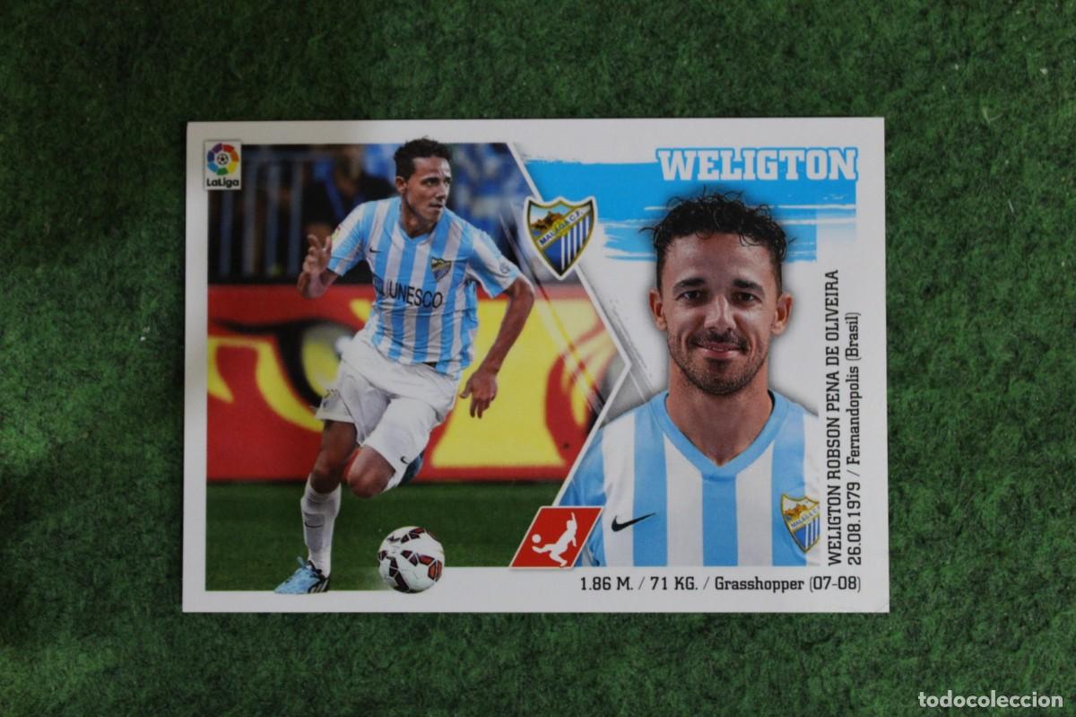 Figurine di Calcio: 7 WELIGTON M&Aacute;LAGA LIGA ESTE PANINI 2015 2016 LIGA BBVA