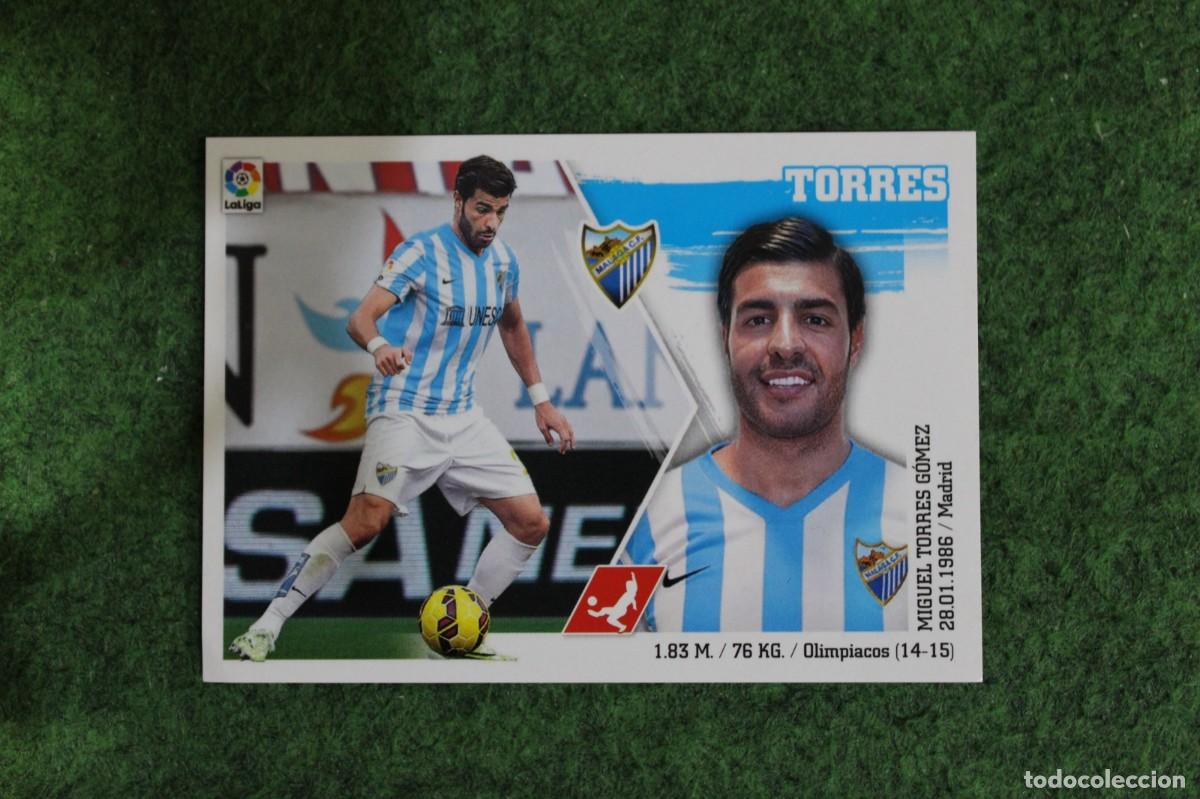 Figurine di Calcio: 9 TORRES M&Aacute;LAGA LIGA ESTE PANINI 2015 2016 LIGA BBVA