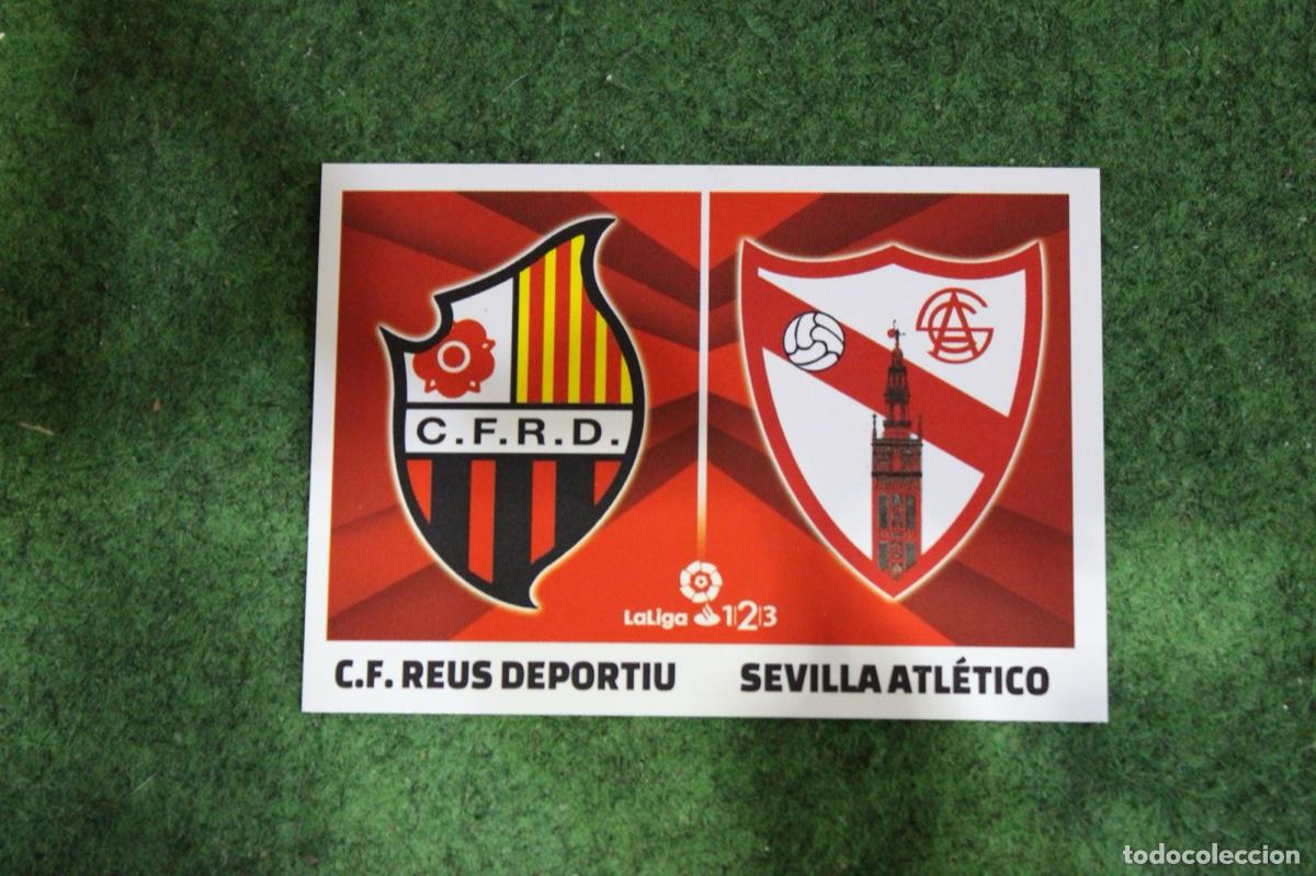 Figurine di Calcio: 9 ESCUDOS REUS / SEVILLA ATL&Eacute;TICO LALIGA 1|2|3 LIGA ESTE 2017-18 2017 2018 17 18 LALIGA SANTANDER