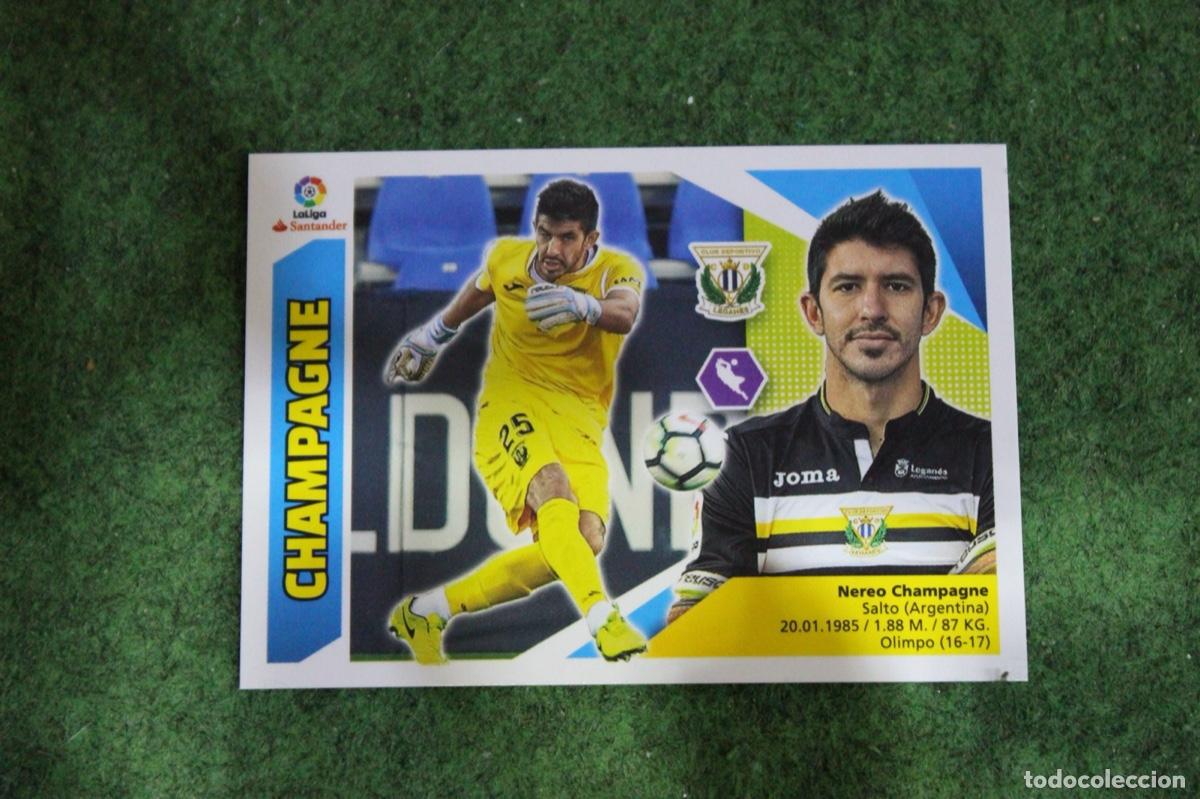 Figurine di Calcio: 2 BIS CHAMPAGNE CD LEGAN&Eacute;S COLOCA LIGA ESTE 2017-18 2017 2018 17 18 LALIGA SANTANDER