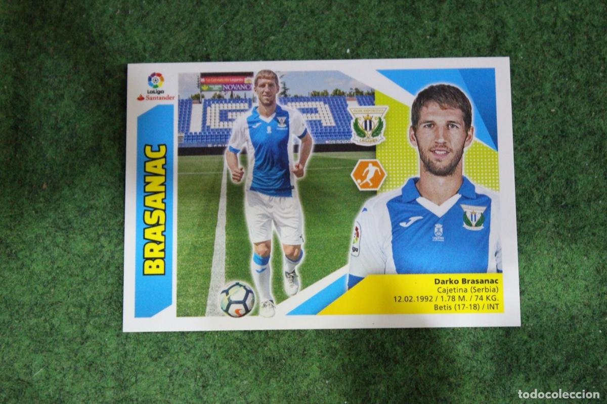 Fu&szlig;ball-Sticker: 8 BIS BRASANAC CD LEGAN&Eacute;S COLOCA LIGA ESTE 2017-18 2017 2018 17 18 LALIGA SANTANDER