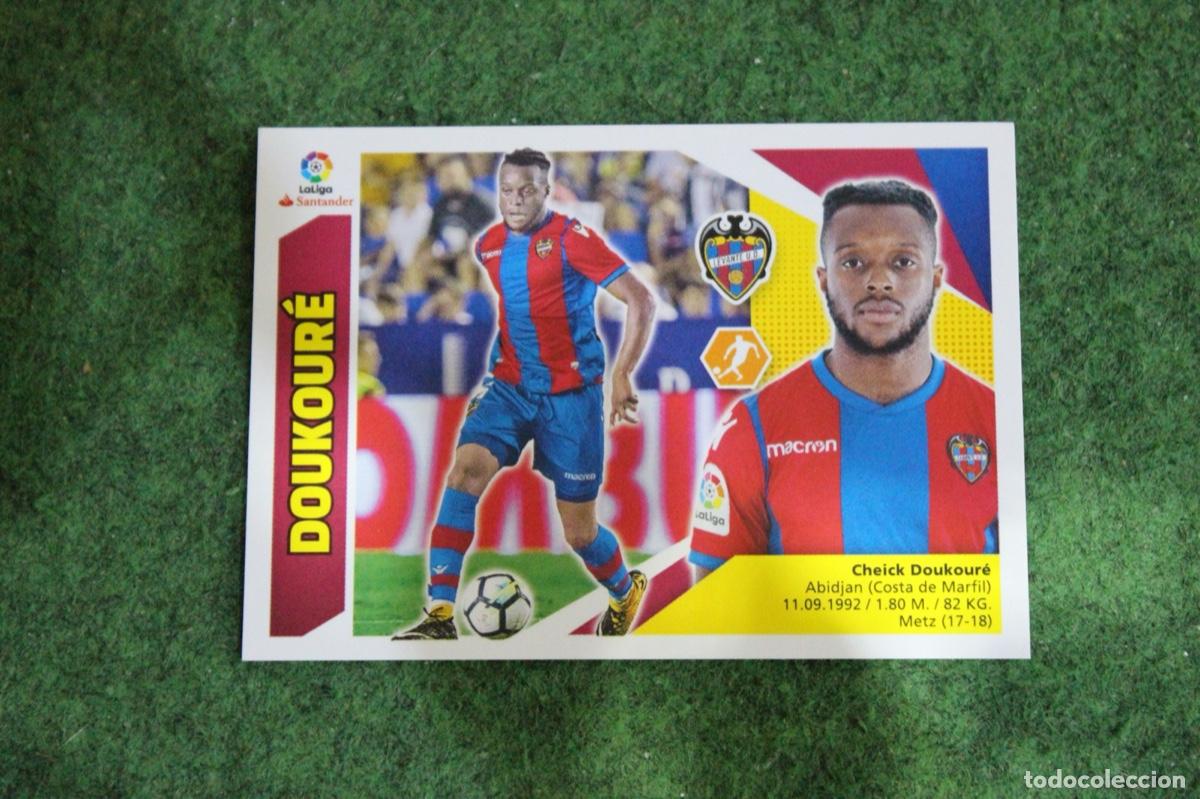 Fu&szlig;ball-Sticker: 10 BIS DOUKOUR&Eacute; UD LEVANTE COLOCA LIGA ESTE 2017-18 2017 2018 17 18 LALIGA SANTANDER