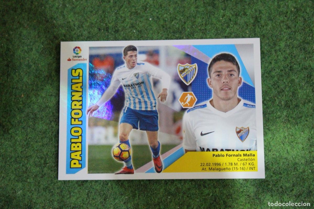 Fu&szlig;ball-Sticker: 11 PABLO FORNALS M&Aacute;LAGA CF LIGA ESTE 2017-18 2017 2018 17 18 LALIGA SANTANDER