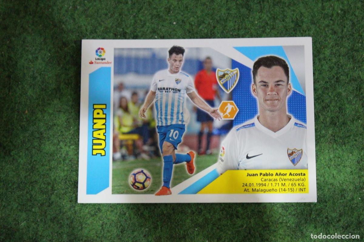 Fu&szlig;ball-Sticker: 12A JUANPI M&Aacute;LAGA CF LIGA ESTE 2017-18 2017 2018 17 18 LALIGA SANTANDER
