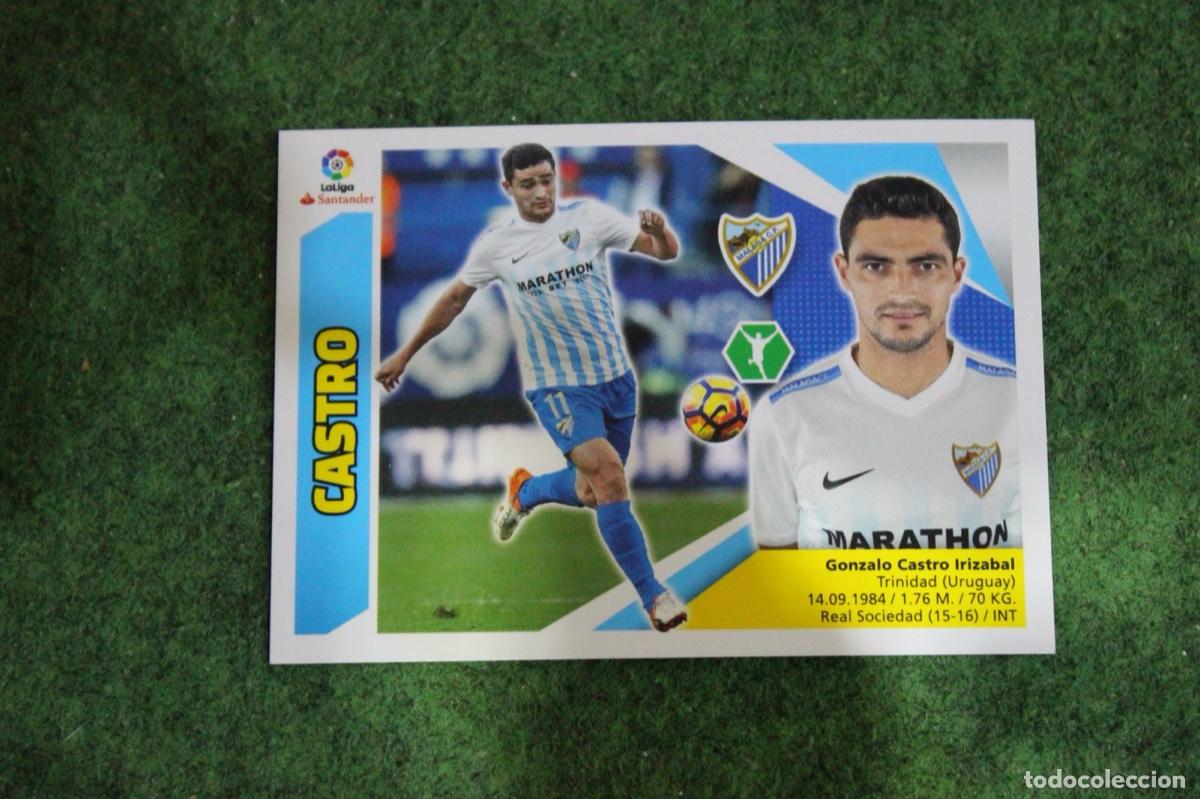 Fu&szlig;ball-Sticker: 13B CASTRO M&Aacute;LAGA CF LIGA ESTE 2017-18 2017 2018 17 18 LALIGA SANTANDER