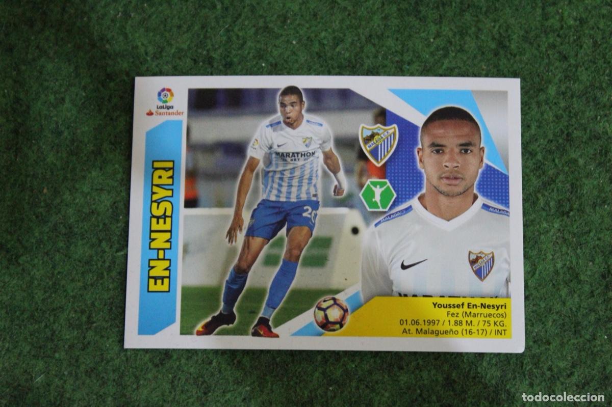 Fu&szlig;ball-Sticker: 16 EN-NESYRI M&Aacute;LAGA CF LIGA ESTE 2017-18 2017 2018 17 18 LALIGA SANTANDER