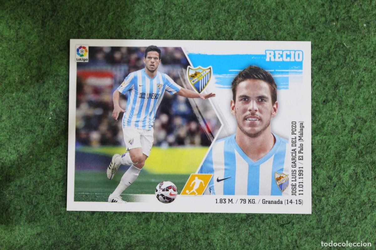 Fu&szlig;ball-Sticker: 12 RECIO M&Aacute;LAGA LIGA ESTE PANINI 2015 2016 LIGA BBVA