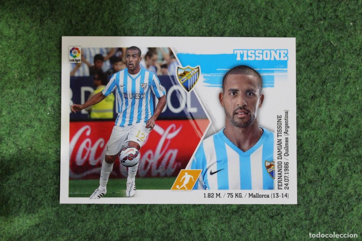 Fu&szlig;ball-Sticker: 15 TISSONE M&Aacute;LAGA LIGA ESTE PANINI 2015 2016 LIGA BBVA