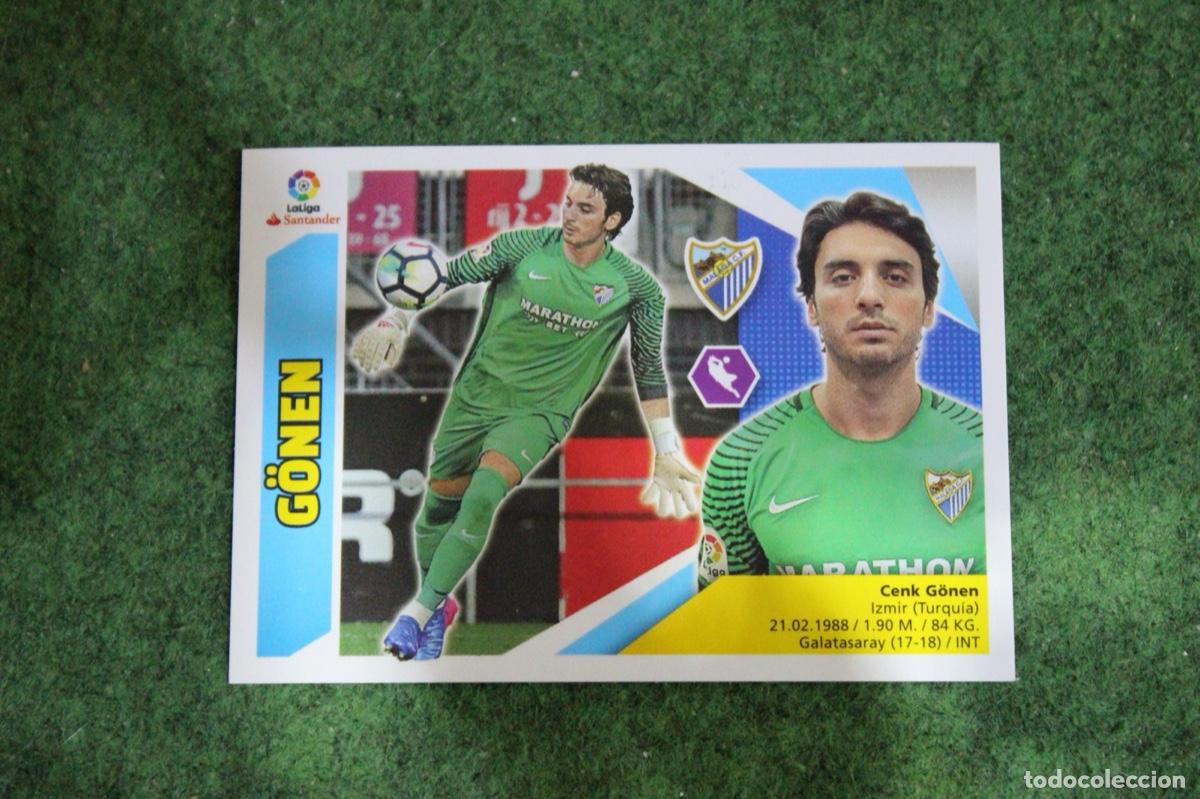 Figurine di Calcio: 2 G&Ouml;NEN M&Aacute;LAGA CF LIGA ESTE 2017-18 2017 2018 17 18 LALIGA SANTANDER
