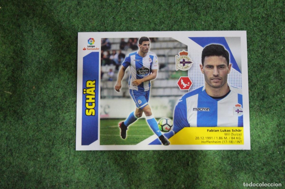 Fu&szlig;ball-Sticker: 27 SCH&Auml;R RC DEPORTIVO ULTIMOS FICHAJES LIGA ESTE 2017-18 2017 2018 17 18 LALIGA SANTANDER