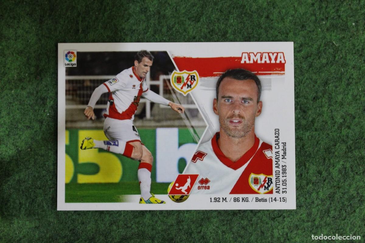 Fu&szlig;ball-Sticker: 8 AMAYA RAYO VALLECANO LIGA ESTE PANINI 2015 2016 LIGA BBVA