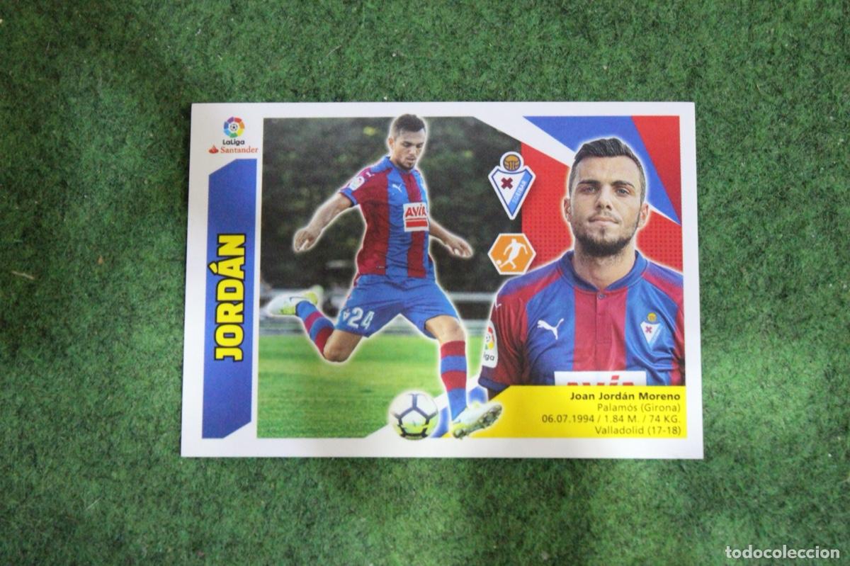 Fu&szlig;ball-Sticker: 30 JORD&Aacute;N SD EIBAR ULTIMOS FICHAJES LIGA ESTE 2017-18 2017 2018 17 18 LALIGA SANTANDER