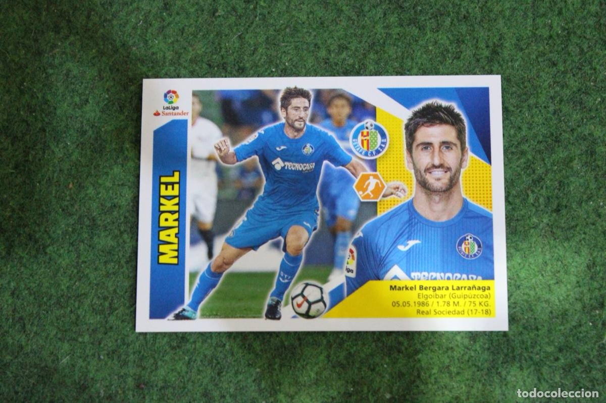 Fu&szlig;ball-Sticker: 37 MARKEL GETAFE CF ULTIMOS FICHAJES LIGA ESTE 2017-18 2017 2018 17 18 LALIGA SANTANDER
