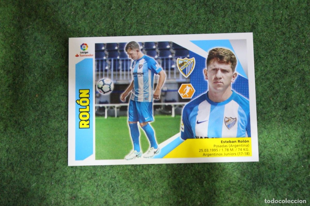 Fu&szlig;ball-Sticker: 46 ROL&Oacute;N M&Aacute;LAGA CF ULTIMOS FICHAJES LIGA ESTE 2017-18 2017 2018 17 18 LALIGA SANTANDER