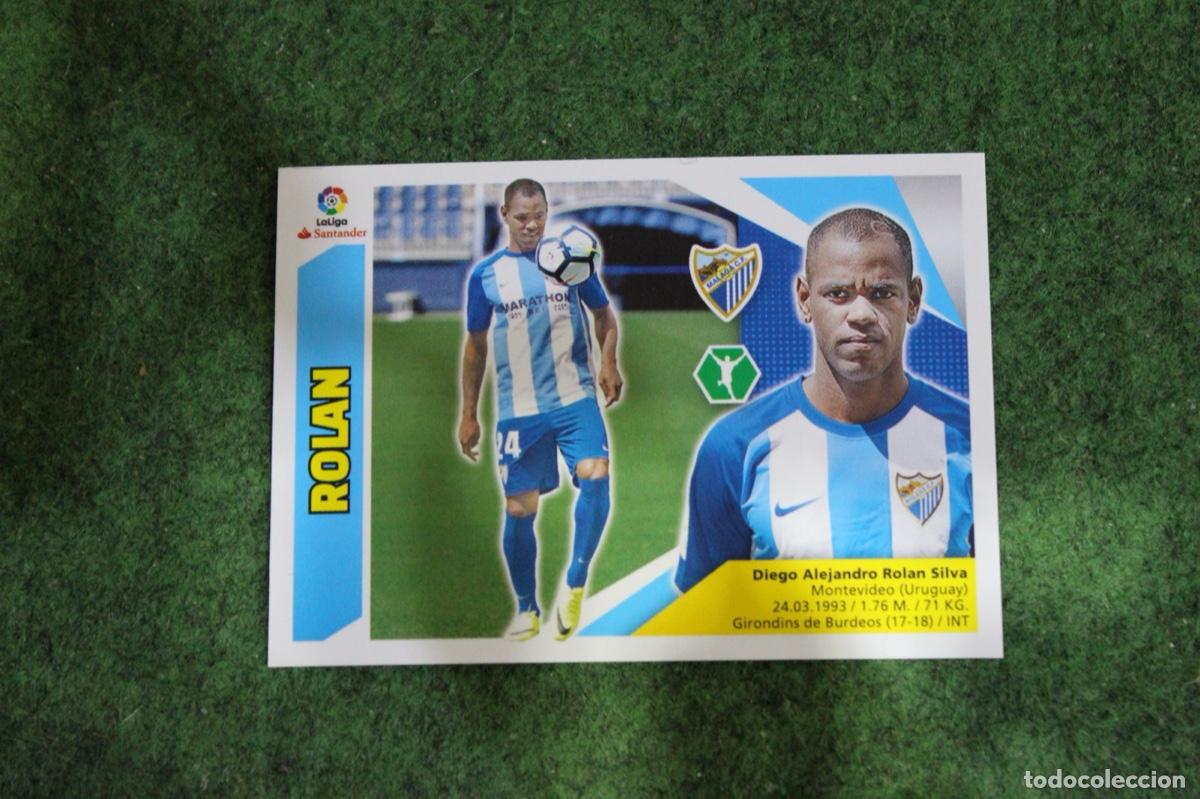 Fu&szlig;ball-Sticker: 54 ROLAN M&Aacute;LAGA CF ULTIMOS FICHAJES LIGA ESTE 2017-18 2017 2018 17 18 LALIGA SANTANDER