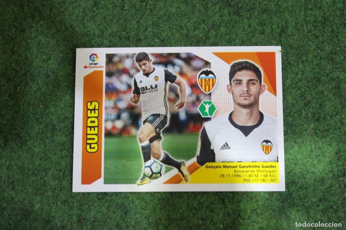Fu&szlig;ball-Sticker: 63 GUEDES VALENCIA CF ULTIMOS FICHAJES LIGA ESTE 2017-18 2017 2018 17 18 LALIGA SANTANDER