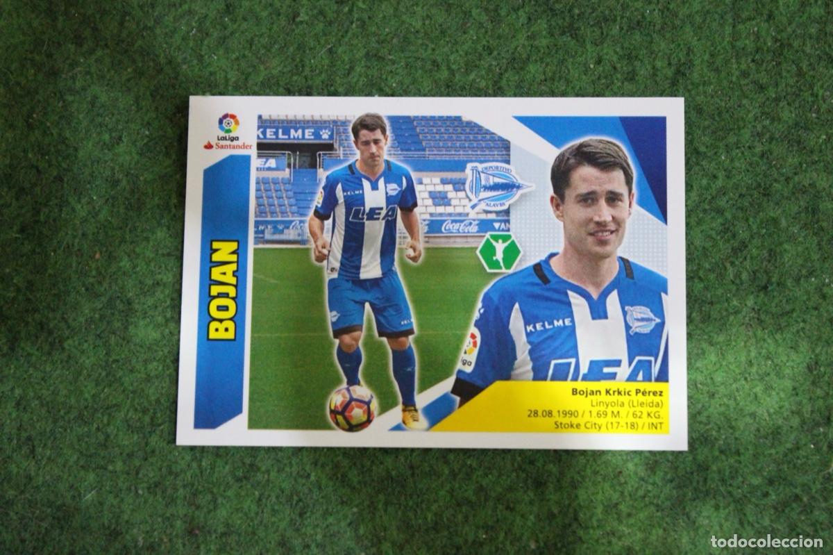 Fu&szlig;ball-Sticker: 64 BOJAN ALAV&Eacute;S ULTIMOS FICHAJES LIGA ESTE 2017-18 2017 2018 17 18 LALIGA SANTANDER