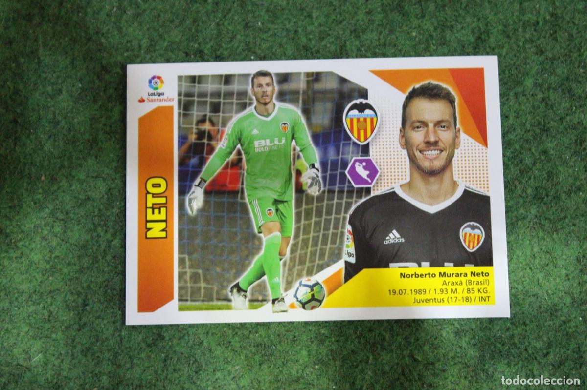 Fu&szlig;ball-Sticker: 1 NETO VALENCIA CF LIGA ESTE 2017-18 2017 2018 17 18 LALIGA SANTANDER
