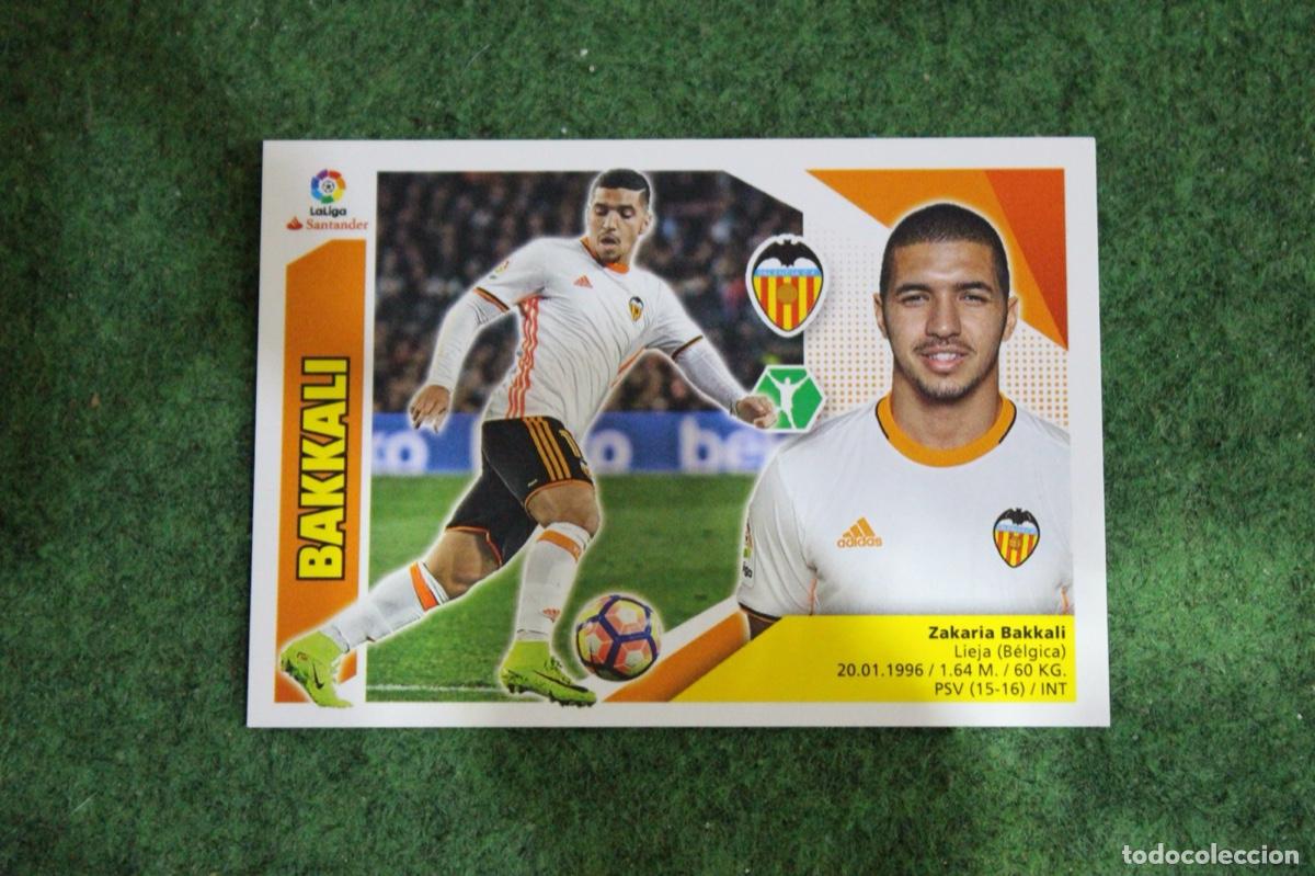 Fu&szlig;ball-Sticker: 13B BAKKALI VALENCIA CF LIGA ESTE 2017-18 2017 2018 17 18 LALIGA SANTANDER