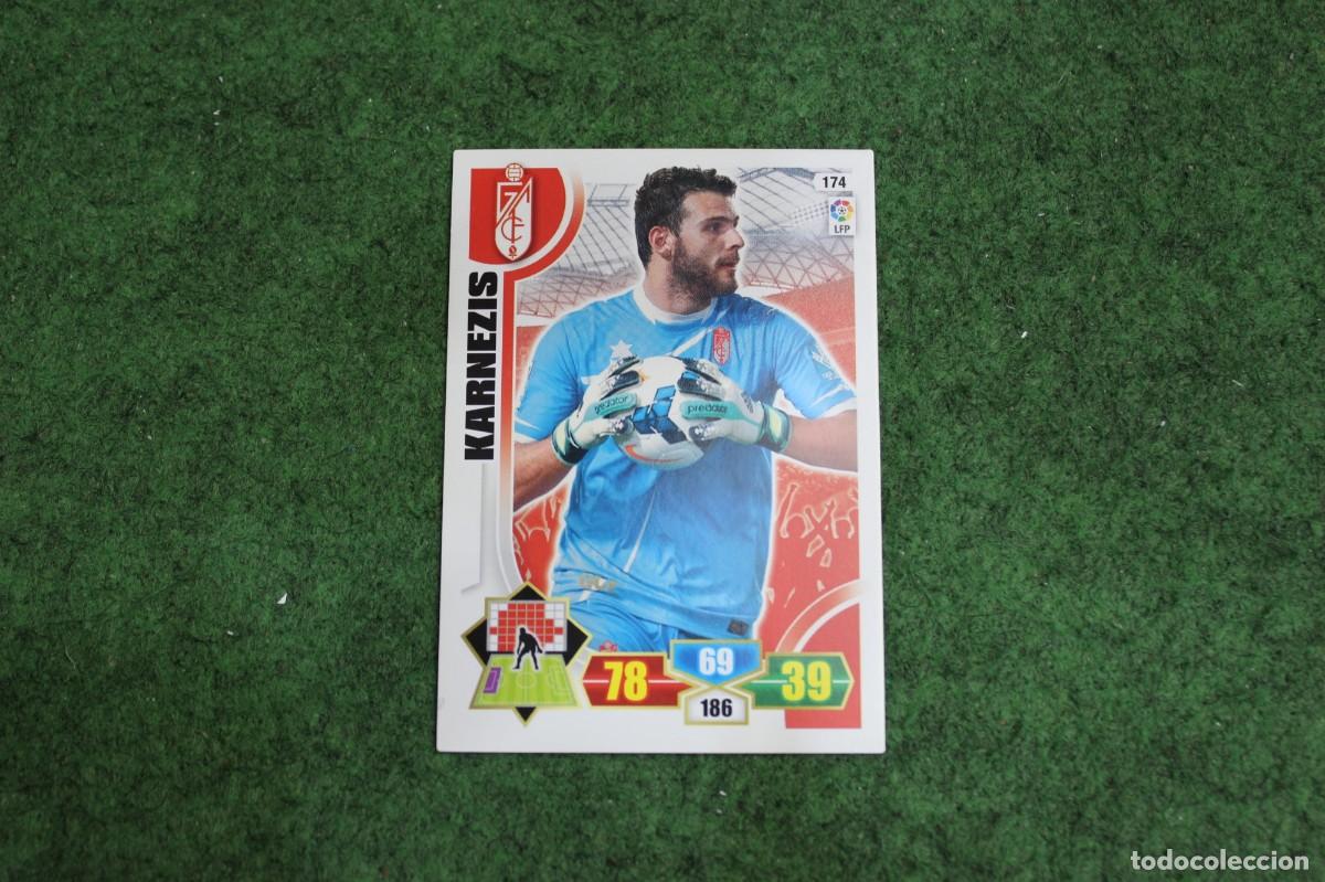 Fu&szlig;ball-Sticker: 174 KARNEZIS GRANADA CF ADRENALYN XL 2013 2014 13 14 LALIGA SANTANDER