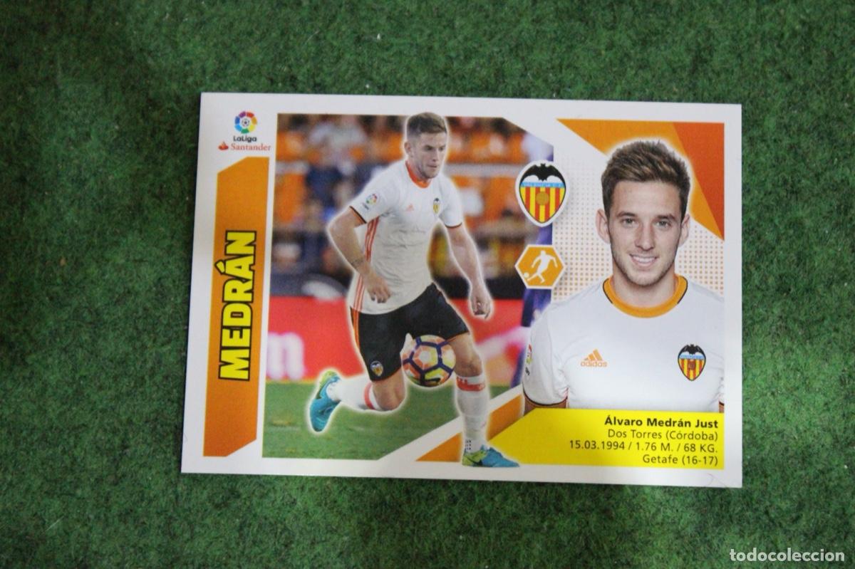 Fu&szlig;ball-Sticker: 9A MEDR&Aacute;N VALENCIA CF LIGA ESTE 2017-18 2017 2018 17 18 LALIGA SANTANDER
